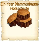 Ein paar Mammutbaum-Holzscheite