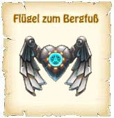 Flügel zum Bergfuß